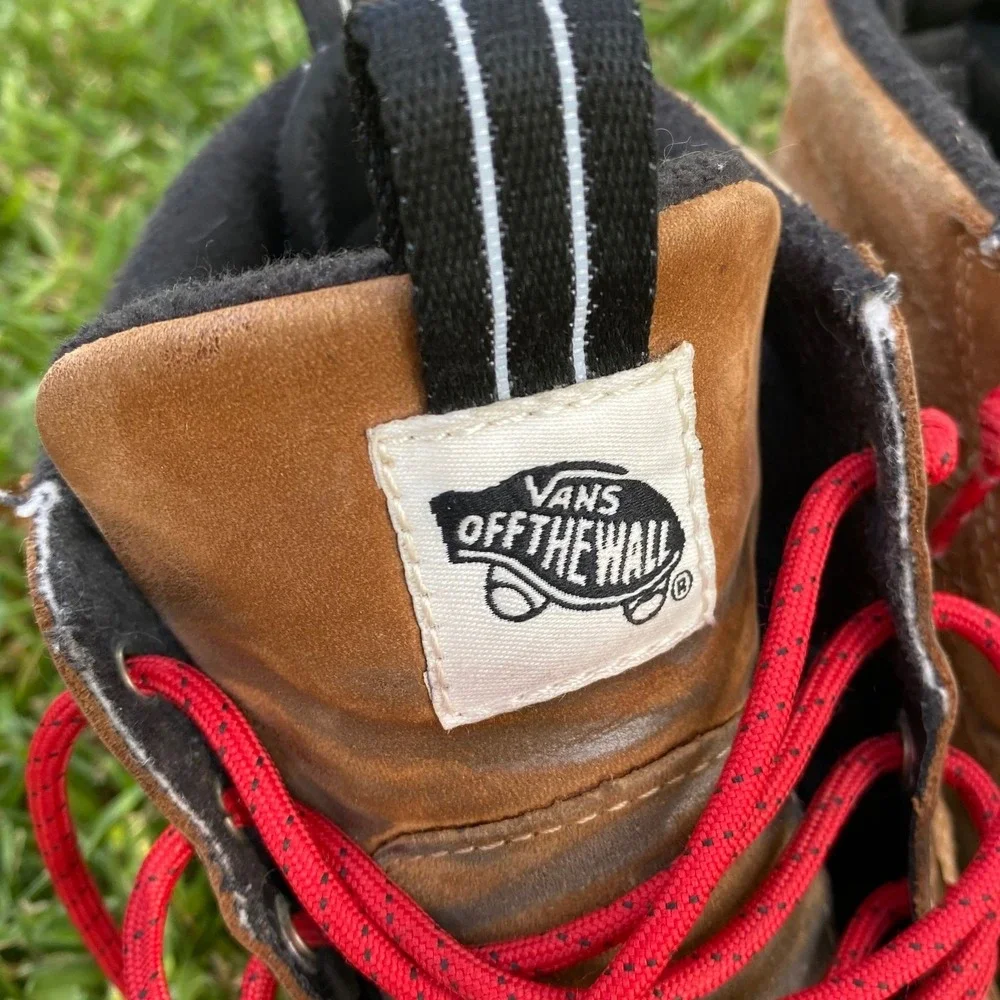 Vans Sk8-Hi MTE-2 Brown Suede Waterproof Primaloft Winter Boots Mens 11